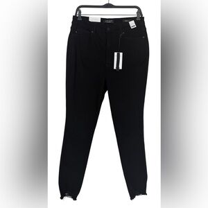 NWT Judy Blue High Rise Black Skinny Jeans Tummy Control Size 15/32